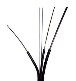 주문 UV 옥외 광섬유 하락 케이블 2 핵심 까만 색깔 및 화염 저항하는 LSZH 물자 online manufacture