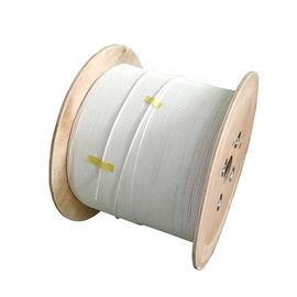주문 4개의 핵심 단일 모드 안쪽으로 0.9 완충기 섬유를 가진 백색 색깔 광학 섬유 케이블 online manufacture
