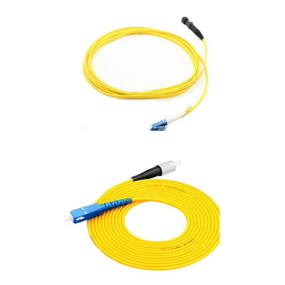 주문 0.9mm 슬림에서 3.0mm 견고한 싱글 모드 광섬유 패치 케이블과 SC LC FC ST 커넥터 데이터 센터 및 야외 사용 online manufacture
