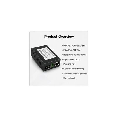 주문 NL-DCMC-10 듀플렉스 SC SFP 미디어 컨버터 (링크 패스스루 및 원격 장애 감지 기능, 10/100/1000Mbps 자동 협상 지원) online manufacture