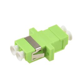 주문 세라믹 소매를 가진 LC MM OM5 녹색에 플라스틱 광섬유 접합기 LC online manufacture