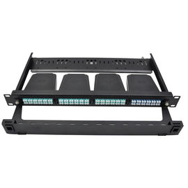 주문 1U 선반 산 FHD 광섬유 패치 패널은 4x MTP-8 카세트에, 떠받칩니다 online manufacture