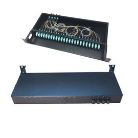 주문 1U 19 FTTH를 위한 인치 광섬유 종료 패널 48 핵심 MPO/MTP 랙 장착 online manufacture