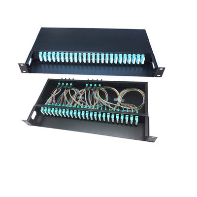 주문 컴팩트 19 인치 랙 마운트 광섬유 패치 패널 online manufacture