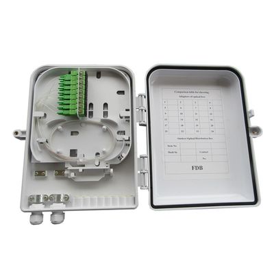 주문 16 코어 ABS 물질 FTTH 종료 상자 FTTX 액세스 시스템에 대한 벽 장착 online manufacture