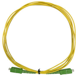 주문 단일 모드 심플렉스 2.0mm 광섬유 접속 코드 SC APC 녹색 연결관 online manufacture