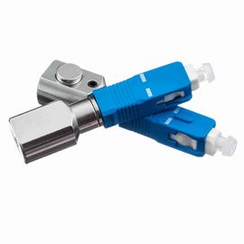 주문 벌거벗은 광섬유 접합기 SC 연결관 광섬유 연결기 금속 물자 UPC online manufacture