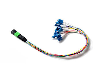 주문 MPO APC에 LC는 0.9mm를 12의 섬유 간단한 단위 눈 접속 코드 흩어집니다 online manufacture