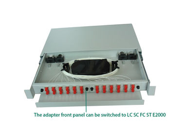 주문 19 거치되는 인치 12 핵심 단일 모드 광케이블 ODF ST/LC 선반 online manufacture