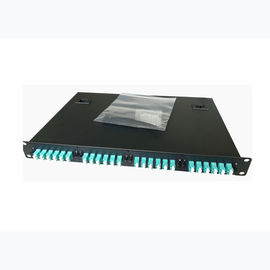 주문 1u 19 광섬유 패치 패널, SC/FC/ST/LC 48 항구 광학 섬유 케이블 패치 패널 online manufacture