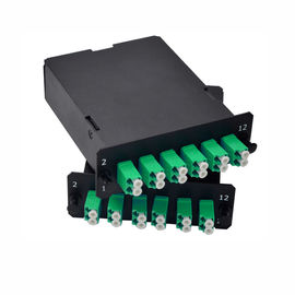 주문 MPO/MTP 카세트는 Mpo 패치 패널을 위한 이중 LC 연결관을 포함합니다 online manufacture