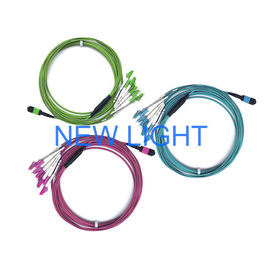 주문 Mtp 탈주 케이블 Mpo 24 연결관은/Mpo 카세트 패치 패널을 연결합니다 online manufacture