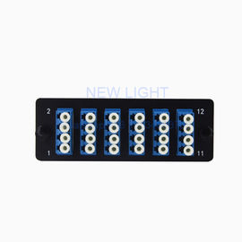 주문 6개의 X 4LC 항구 눈 선반 산 패치 패널/비행 기록 장치 섬유 광학 패치 패널 online manufacture