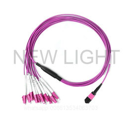 주문 MTP/MPO 연결관 MTP/MPO 작풍을 가진 산업 다 섬유 케이블 online manufacture