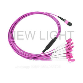 주문 저손실 100 기가비트 이더네트를 위한 OS2 OM3 OM4 광섬유 MPO MTP 케이블 online manufacture