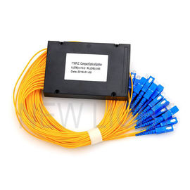 주문 SC/APC 싱글모드 1x32 PLC 섬유 쪼개는 도구 2.0mm 결합/Pigtailed 아BS 단위 online manufacture