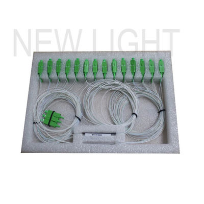 주문 1x32 PLC 스플리터 SC APC 커넥터 및 광섬유 네트워크에 대한 낮은 삽입 손실 online manufacture
