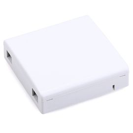 주문 실내 플라스틱 FTTH 종료 상자, 2개의 섬유 벽 Outle 케이블 종료 상자 online manufacture
