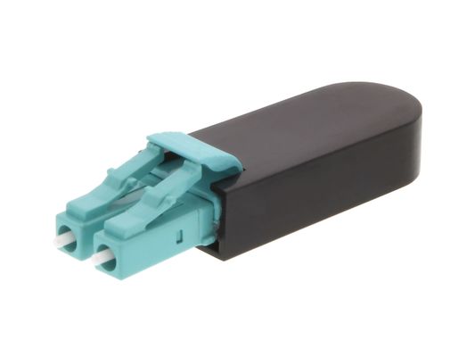 주문 FTTH 네트워크 테스트용 Aqua Duplex LC 광섬유 루프백 OM3-300 멀티모드 50/125um online manufacture