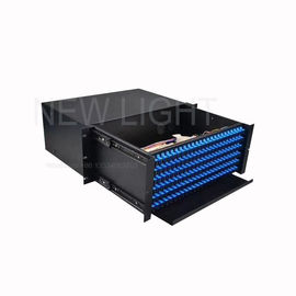 주문 산업 탈주 광섬유 패치 패널 3U 144 섬유 9 /125 단일 모드 online manufacture