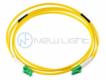 주문 녹색 LC APC SM G657A2 섬유 케이블 9/125um 실내 광섬유 접속 코드 online manufacture