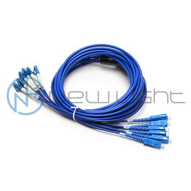 주문 4F 단일 모드 9/125um는 1 미터 기갑 광섬유 접속 코드를 흩어집니다 online manufacture