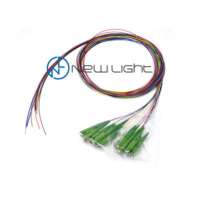 주문 LC 연결기 단일모드 광섬유 땋아 늘인 머리 0.9 밀리미터 저삽입 손실 online manufacture