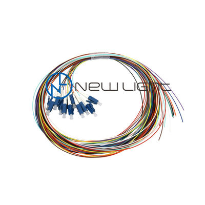 주문 원거리 통신 12는 1.5M 0.3dB LC 광섬유 땋아 늘인 머리를 공동을 만듭니다 online manufacture