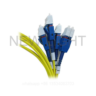 주문 PVC 재킷 50/125 um 3.0 밀리미터 케이블 MM MPO 탈출 섬유 online manufacture