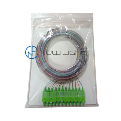 주문 OS2 단일모드 OFNR OFNP SC APC 섬유 광학 땋아 늘인 머리 1310nm online manufacture