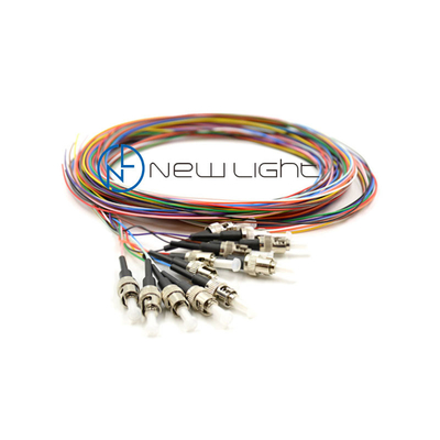 주문 1M LSZH 0.9 밀리미터 FC UPC / APC 광섬유 케이블 12 가닥 단일모드 online manufacture