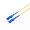 파란 이중 섬유 케이블/SC UPC 단일 모드 1310nm SC 광섬유 접속 코드