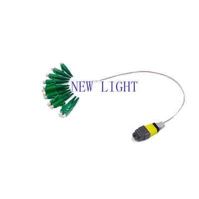 데이타 센터를 위한 OM3 PVC MPO MPO 패치 코드 12 핵심 3.0 밀리미터 저삽입 손실