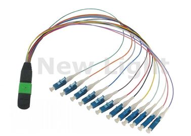 LC 케이블/12에 자료 통신 네트워크 MPO/MTP는 광학 섬유 케이블을 응어리를 뺍니다