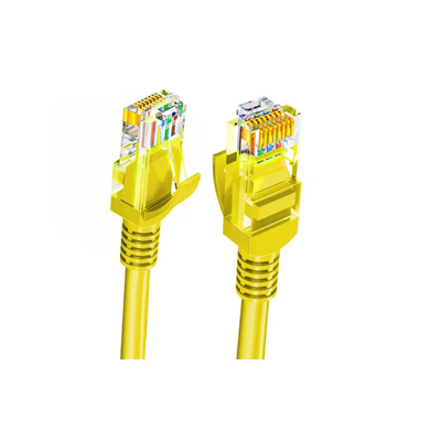 카트6a 이중 보호 UTP 패치 코드 네트워크 케이블 25AWG 카트6 금으로 칠한 벗은 구리 선도자