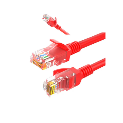 UL 인증 Cat6 네트워크 패치 케이블 100% 연속성 테스트 금으로 칠한 광 구리 24AWG UL/ETL/CE/FCC