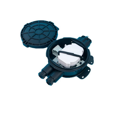 FTTH FTTx 네트워크에서 벽 또는 기둥 설치가 가능한 6-48 코어 용량의 PP ABS PC 광섬유 융착 접속함