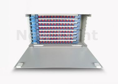 FTTX/FTTH 광섬유 분포 프레임 19 인치 96 항구 섬유 패치 패널