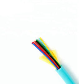 FTTH 12 광학 섬유 케이블 다중 상태 주문을 받아서 만들어진 색깔 OM3 실내 배급