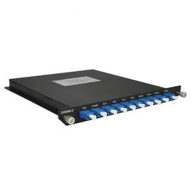 Mux/Demux DWDM 광섬유 8 수로 LC UPC 연결관 단일 모드 1550nm 방향
