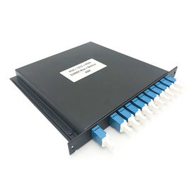 연결관을 가진 단단한 금속 상자 광섬유 성분 8 채널 CWDM Mux Demux 단위