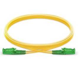 E2000 APC 광섬유 접속 코드 단일 모드 쌍신회로 5m 길이 LSZH 물자