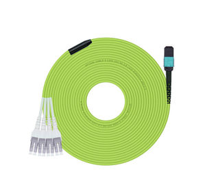 8 핵심 PVC 3.0 밀리미터 MPO MTP 케이블 850nm 953nm 1300nm 사고 방식