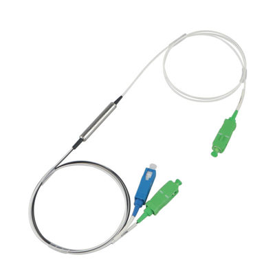 3 포트 SC APC FWDM 광섬유 필터 파장 분할 멀티플렉서 1515-1620nm 파장과 낮은 삽입 손실