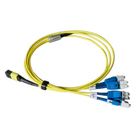 8 섬유 Lc 탈주 케이블에 MTP에서 Uniboot 4 X LC MTP 간선 케이블 Mpo
