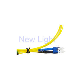 FTTH FTTB 섬유 접속 코드 Lc에 Lc의 Uniboot 이중 단일 모드 광섬유 헝겊 조각 케이블