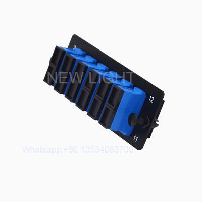 LC SC 6/12 포트 어댑터 플레이트 및 슬라이드 아웃 서랍 인클로저가 있는 19인치 랙 마운트 광섬유 패치 패널