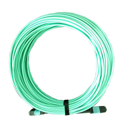 12 Fiber 50/125 OM3 MPO MTP 케이블 10Gb 레이저 최적화된 멀티모드 패치 케이블 (3m / 10ft)